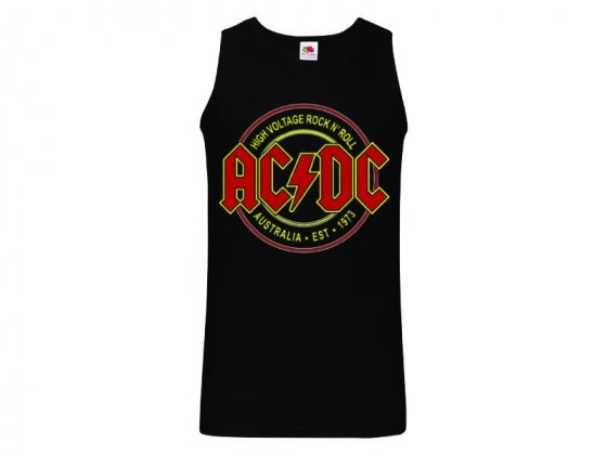 AC/DC High Voltage logo  - camiseta tirantes